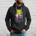 Nonbinary Flag Non Binary Pride Lgbtq Axolotl Hoodie Gifts for Him