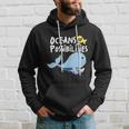 Oceans Of Possibilities Sea Animal Summer Reading Hoodie Gifts for Him