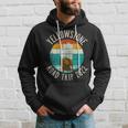 Old Faithful Geyser Bison Yellowstone Road Trip 2022 Hoodie Gifts for Him