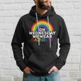On Wednesday We Wear Rainbow Hoodie Gifts for Him