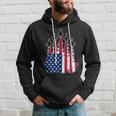 Patriotic Plane Flag Hoodie Gifts for Him