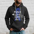 Peace Love Cure Als Awareness Tshirt Hoodie Gifts for Him