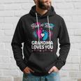 Pink Or Blue Grandma Loves You Gift Gender Reveal Cool Gift Hoodie Gifts for Him