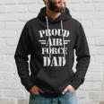 Proud Air Force Dad Fathers Day Military Patriotic Patriotic Hoodie Gifts for Him