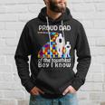 Proud Autism Dad Of The Toughest Boy I Know Tshirt Hoodie Gifts for Him