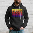 Proud Mom Lgbtgiftq Gay Pride Ally Lgbt Parent Rainbow Heart Funny Gift Hoodie Gifts for Him