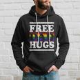 Rainbow Proud Lgbt Fathers Day Free Dad Hugs Gift Hoodie Gifts for Him