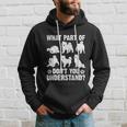 Samoyed Character For Dog Owner Funny Hoodie Gifts for Him