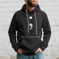 Semicolon Its Ok To Not Be Ok Mental Health Awareness Hoodie Gifts for Him