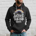 St Patricks Day Teacher St Patricks Day Luckiest Teacher Ever Hoodie Gifts for Him