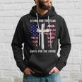 Stand For The Flag Kneel For The Cross Usa Eagle Tshirt Hoodie Gifts for Him