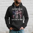 Stand For The Flag Kneel For The Cross Usa National Anthem Hoodie Gifts for Him