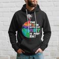 The Earth Without Art Is Just Eh Color Planet Funny Teacher Hoodie Gifts for Him