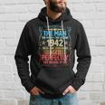 The Man Myth Legend 1942 Aged Perfectly 80Th Birthday Hoodie Gifts for Him