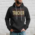 Trucker Trucker Job Title Vintage Hoodie Gifts for Him