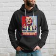 Trump Middle Finger Biden Harris Republican American Flag Hoodie Gifts for Him