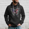 Us American Flag Butterfly Vintage 4Th Of July Patriotic Hoodie Gifts for Him