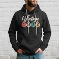 Vintage 1972 50Th Birthday Retro Teardrop Design Hoodie Gifts for Him