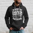 Vintage Crown Made In 1972 50 Years Of Being Awesome 50Th Birthday Hoodie Gifts for Him