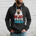 Vintage Play Free Bird Bald Eagle American Patriotic Usa Hoodie Gifts for Him