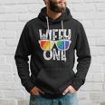 Wifey One Lesbian Pride Lgbt Bride Couple Hoodie Gifts for Him