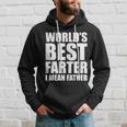 Worlds Best Farter I Mean Father Funny Dad Logo Hoodie Gifts for Him