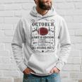 42 Years Old Gifts Decoration October 1980 42Nd Birthday Men Hoodie Graphic Print Hooded Sweatshirt Gifts for Him