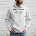 Afro Latino Dictionary Style Definition Tee Hoodie Gifts for Him