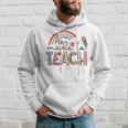 Rainbow Leopard Made To Teach Funny Teacher Back To School Hoodie Gifts for Him