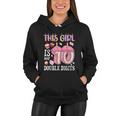 10Th Birthday This Girl Is Now 10 Years Old Double Digits Women Hoodie