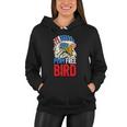 4Th Of July American Flag Bald Eagle Mullet Play Free Bird Gift Women Hoodie