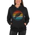 Bass Guitar Vintage Retro Funny Bass Player Bassist Women Hoodie