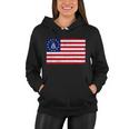 Betsy Ross Dont Tread On Me Flag Women Hoodie