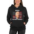 Biden Destroy American Joe Biden Confused Funny 4Th Of July Women Hoodie