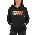 Bigfoot Silhouette Retro Sasquatch Tshirt Women Hoodie