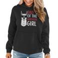 Dad Of The Birthday Girl Matching Birthday Outfit Llama Women Hoodie