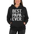 Distressed Best Papa Ever Fathers Day Tshirt Women Hoodie