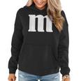 Funny Group Costume Letter M Groups Carnival Fancy Dress Mm Women Hoodie Graphic Print Hooded Sweatshirt