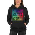 Gay Pride Straight Outta The Closet Tshirt Women Hoodie