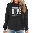 Go Gray In May Hope Brain Tumor Awareness Cute Gift Graphic Design Printed Casual Daily Basic Women Hoodie