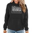 In My Defense I Was Left Unsupervised Funny Retro Vintage Women Hoodie
