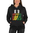 Juneteenth Emancipation Day Vintage Cool Melanin Black Pride Gift Women Hoodie