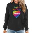 Just A Girl Who Loves Just A Girl Who Loves Graphic Design Printed Casual Daily Basic Women Hoodie