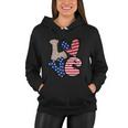 Love America Cute Funny 4Th Of July Independence Day Plus Size Graphic Women Hoodie