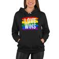 Love Wins Lgbtq Pride Flag Women Hoodie