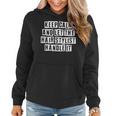 Lovely Funny Cool Sarcastic Keep Calm And Let The Hair Women Hoodie