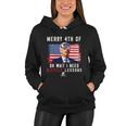 Merry 4Th Of July Biden Bike Bicycle Falls Off Funny V3 Women Hoodie