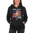 Merry 4Th Of July Biden Bike Bicycle Falls Off Funny Women Hoodie