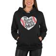 My Favorite Player Calls Me Nana Baseball Heart Cute Grandma Women Hoodie