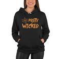 Pretty Wicked Halloween Quote V2 Women Hoodie